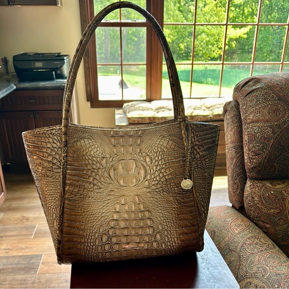 Brahmin Bailee Cappuccino Ombre Tote